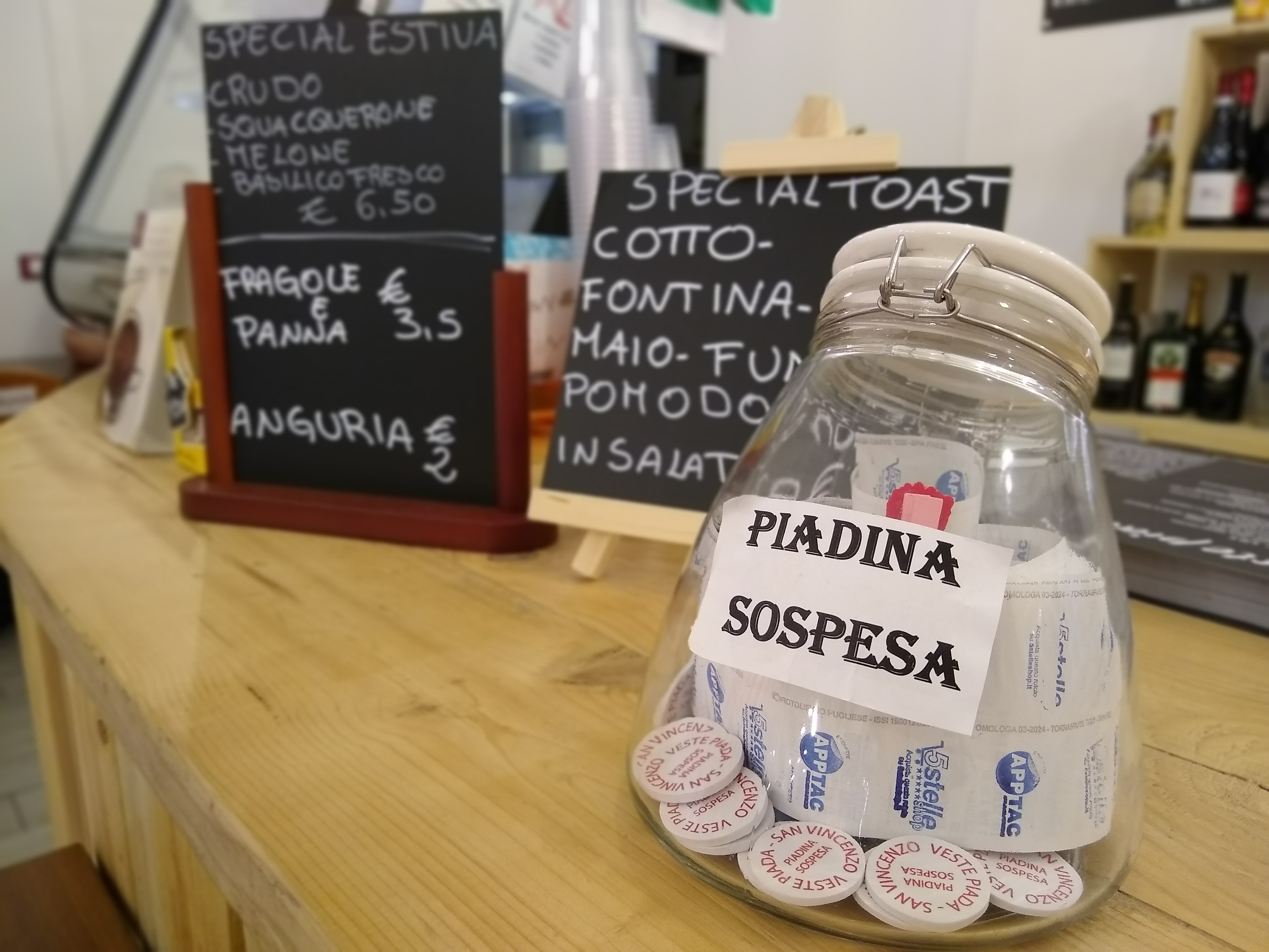 Veste Piada: la piadineria dell'Ass. Nazaret Lavoro ad Arese